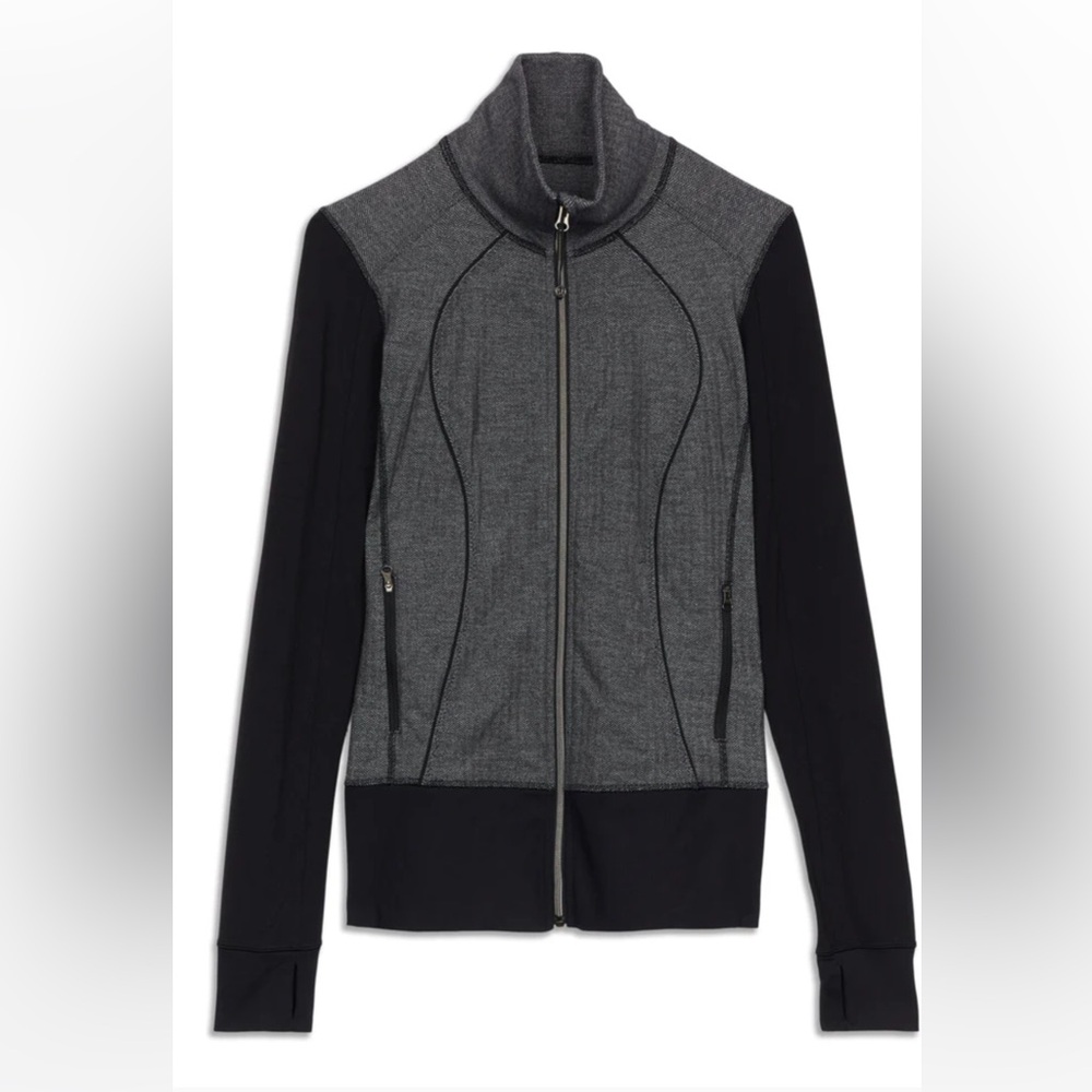 Lululemon- Nice Asana Jacket Herringbone- 4- Excellent condition!!